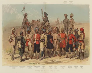 Typen der bengalischen Armee